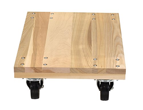 Dolly de madera dura Vestil HDOS-1624-12-NM 24 x 16 x 6.94 pulg miniatura 3