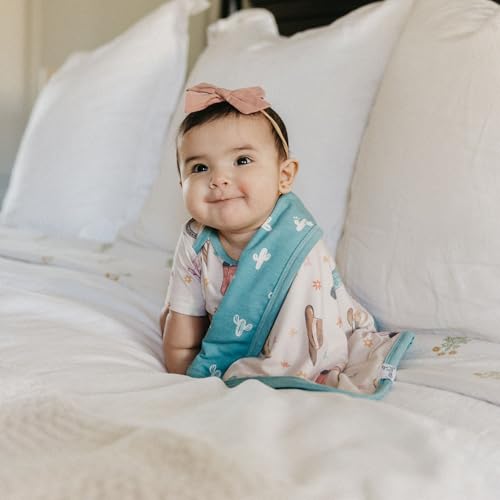 Image of Copper Pearl 3-Layer Knit Security Blanket Set Sized 16 inch x 16 inch 2-Pack Cheyenne
