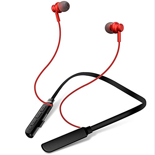 Preisvergleich Produktbild Stützen Sie TF-Kartenhals-angebrachten drahtlosen Bluetooth-Kopfhörer, die wasserdichten und schweißfesten binauralen Stereosportkopfhörer mit Sprachanruffunktion und langer Batterielebensdauer