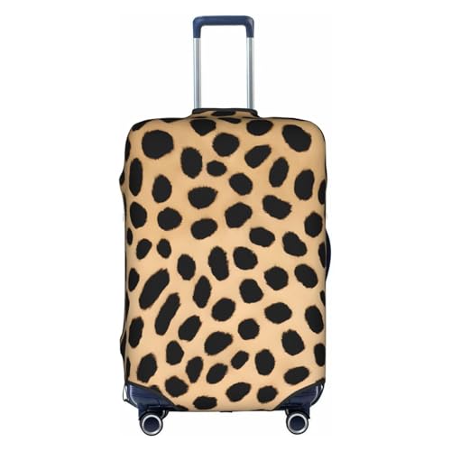 Brown Pattern Leopard Print Print Suitcase Cover Luggage Covers For Suitcase Elastic Luggage Covers Suitcase Protector 18-32 Inch
