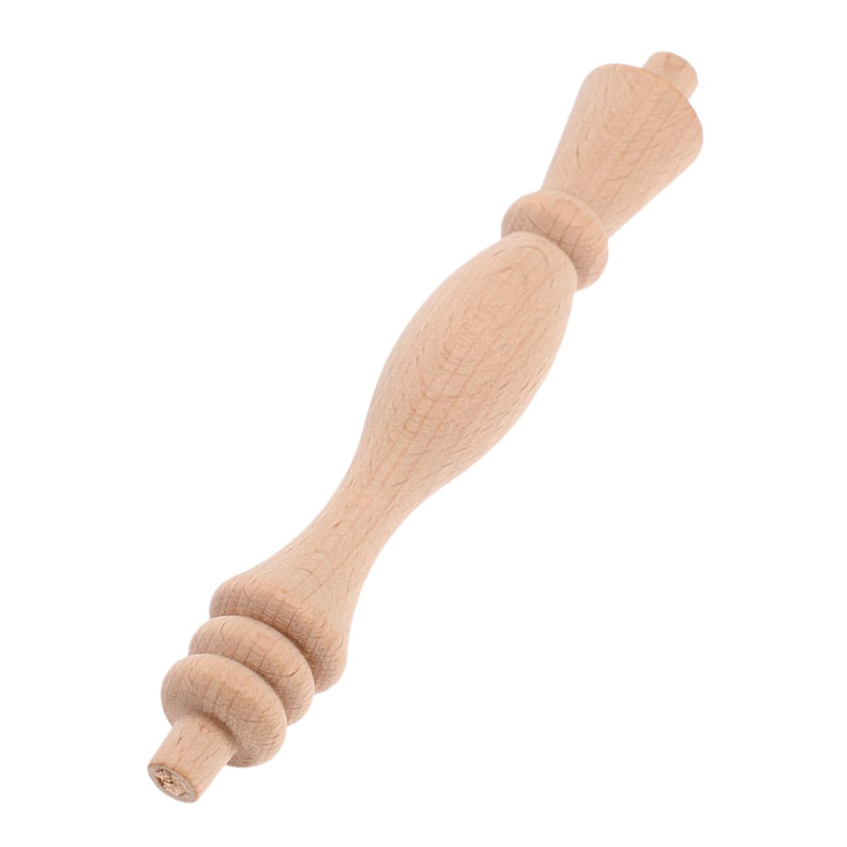 BESPORTBLE Wooden Baluster Spindles for Staircase Decoration 6.48x1.18 Inch Unpainted Solid Wood Roman Column Design for Indoor/Outdoor Crafts
