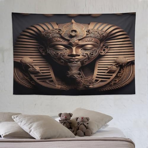 Tapisserie égyptienne Pharaon 150x230 cm en tissu mural grand format