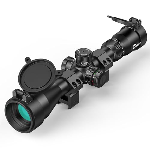 CVLIFE EagleFeather 6-18x50 Side Focus Parallax Rifle Scope for Hunting, Illuminated Mil-Dot...