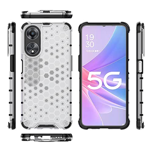 Image of Glasgow Back Case Cover Designed for [ Oppo A58 5G / A78 5G ] (Stylish Look | Shock Proof) - Transparent