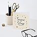 Old English Co. Super Star Well Done Sparkle Card - Fun Cute Congratulations Card for Adult or Children | Passed Exams, New Job, School, University, Driving Test | Blank Inside & Envelope Included