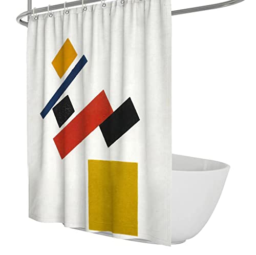 Ensembles de rideaux de douche géométriques en doublure étanche de haute qualité - 2