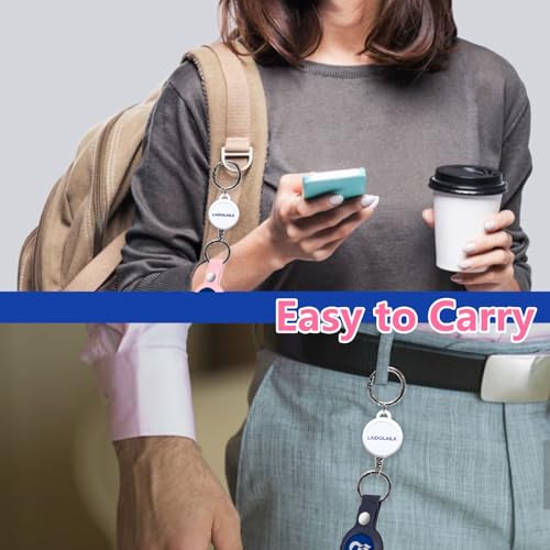 Porte-médaille rétractable anti-perte avec câble en acier - 6
