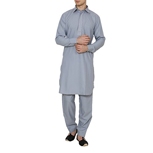 Costume Pathani suit homme Royal Kurta en coton mélangé de qualité supérieure