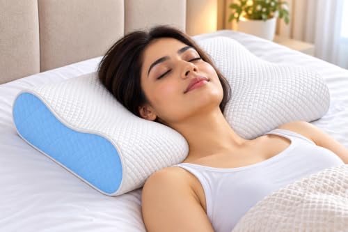 DIVINNEST Cervical Pillow for Neck Pain, Memory Foam, Orthopedic Neck - Image 3