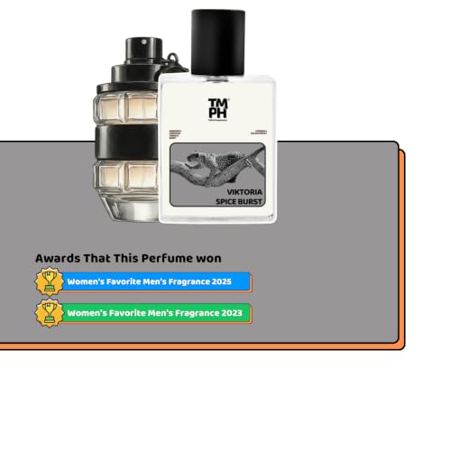 Image of TMPerfumehouseViktoria spice burst EDP for Men | Spicy, Woody & Long Lasting Perfume Spray | Warmspicy, Cinnamon & Sweet Fragrance | Luxury Gift for Him | TMPH | 50ml