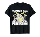 Weapons of Mass Percussion retro drum kit artwork for musicians, drummers, percussion lovers, rock jazz performers, perfect for birthdays, Christmas, Father’s Day, Mother’s Day, concerts, music week, marching band events, school performance days