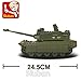 Bundle - Sluban Land Forces II: Merkava Tank B0305 and Heavy Transporter B0302. 100% Compatible - Building Brick Educational Toy