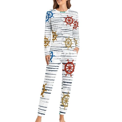 Ensemble de pyjama femme Gouvernail De Couleur pour vos soirées cocooning et matins cocooning
