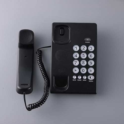 Teléfono fijo con cable y botones grandes para casa miniatura 4