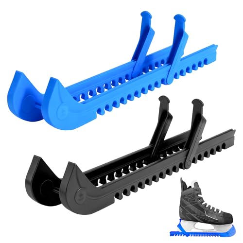 GBKDQQ 2 protectores de patines de hielo, protectores ajustables para patines de hielo, para patines de niños, hockey, aplicación de patinaje artístico