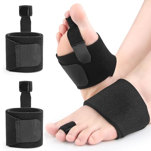 Hammer Toe Straighteners for Men and Women - 2 PCS Toe Corrector for Curled, Claw, Bent, Crooked, and Mallet Toes