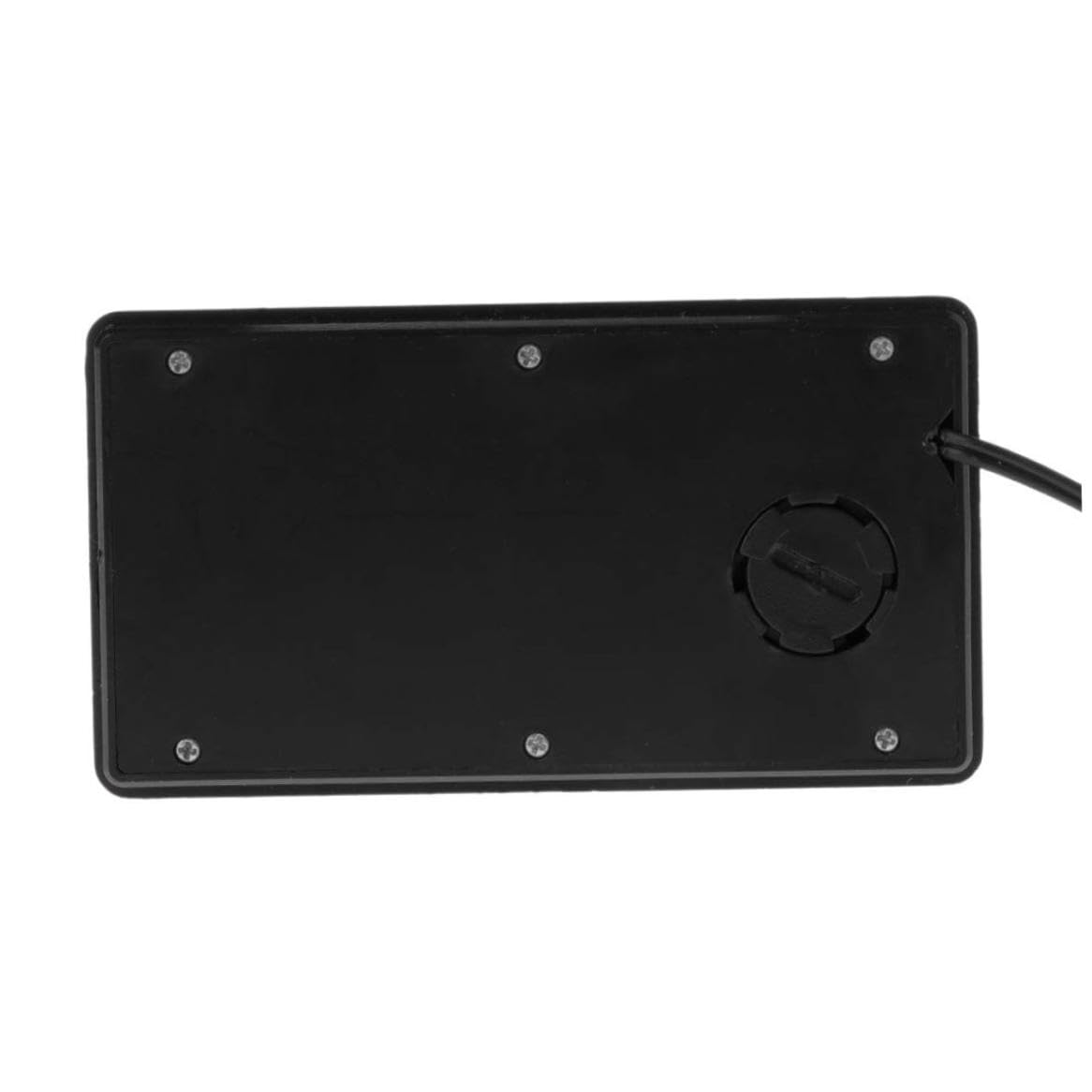 Thermomètre de voiture, jauge de température numérique avec écran LCD, intérieur de la voiture et thermomètre à air extérieur pour les voitures camion UV (avec câble 1,5 m)