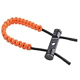 SHARROW ボウリストスリング ボウ手首スリング アーチェリーリストストラップ 手首コード 手首ストラップ アーチェリー用品 アーチェリー手首ロープ サバイバルブレスレット (オレンジ)