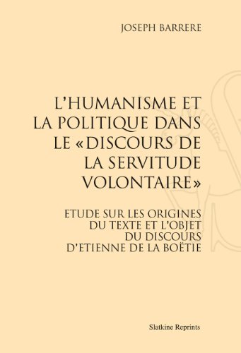 L'humanisme et la politique dans le 