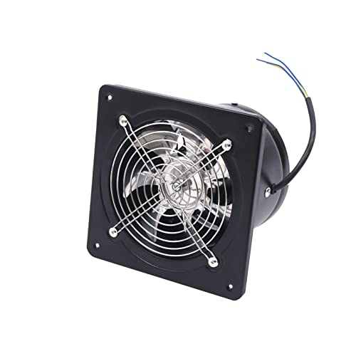 Ventilador de extracción portátil de 8 pulgadas, 40 W, para montaje en pared, para baño, cocina, garaje, sótano y ático, caudal 380 CFM miniatura 2