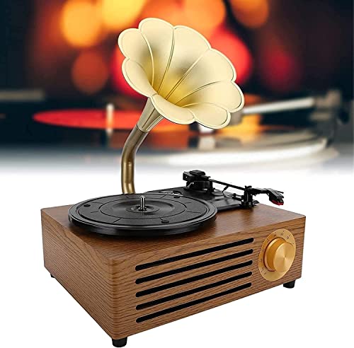 FBITE Haut-Parleur sans Fil pour Platine Vinyle phonographe, Style rétro Gramophone en Aluminium, pour Le Divertissement… - Les Beatles, Paul McCartney, John Lennon, RIngo Starr, George Harrison FBITE Haut-Parleur sans Fil pour Platine Vinyle phonographe, Style rétro Gramophone en Aluminium, pour Le Divertissement… – Image 5