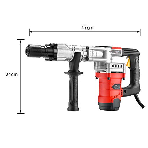 ZIRUIGONG 1200W 32J Elektrischer Bohrhammer, 3500U/min Abbruchhammer, handgehaltener Steinbohrer, Betonbrecher… – Bild 8