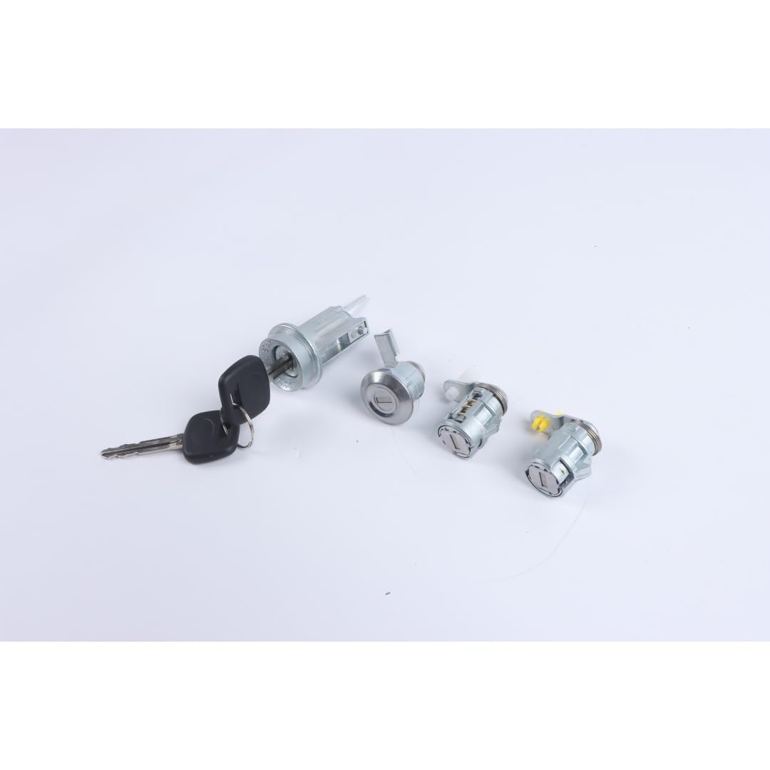 Lenksäule Blinker Lichtschalter Passend für Pickup 4Runner, ersetzt 69005–35030, 69058–60041, D2191608, 69005–35130, Auto-Zündschloss-Sperrzylinder mit 2 Schlüsseln