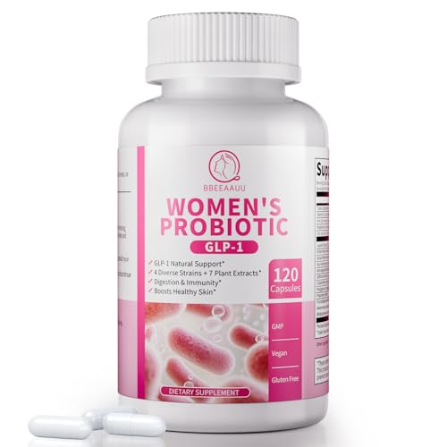 BBEEAAUU Probiotics for Women with Jujube, GLP-1 Probiotic Supplement Capsules