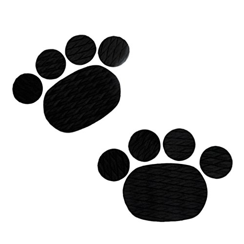 F Fityle 10 Piezas EVA Deck Traction Pad Grip para Perro Paddleboard / / Longboard/de Surf, Negro