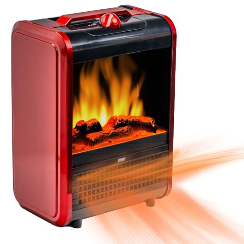 EZ-HEAT Mini Fireplace Space Heater