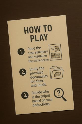 Image of VEENSHI 2 Mini Murder Mystery Games - Room 103 & The Last Note | Crime Solving Detective Game Set | Immersive Murder Mystery Experience for Adults & Teens | 2 Short Games