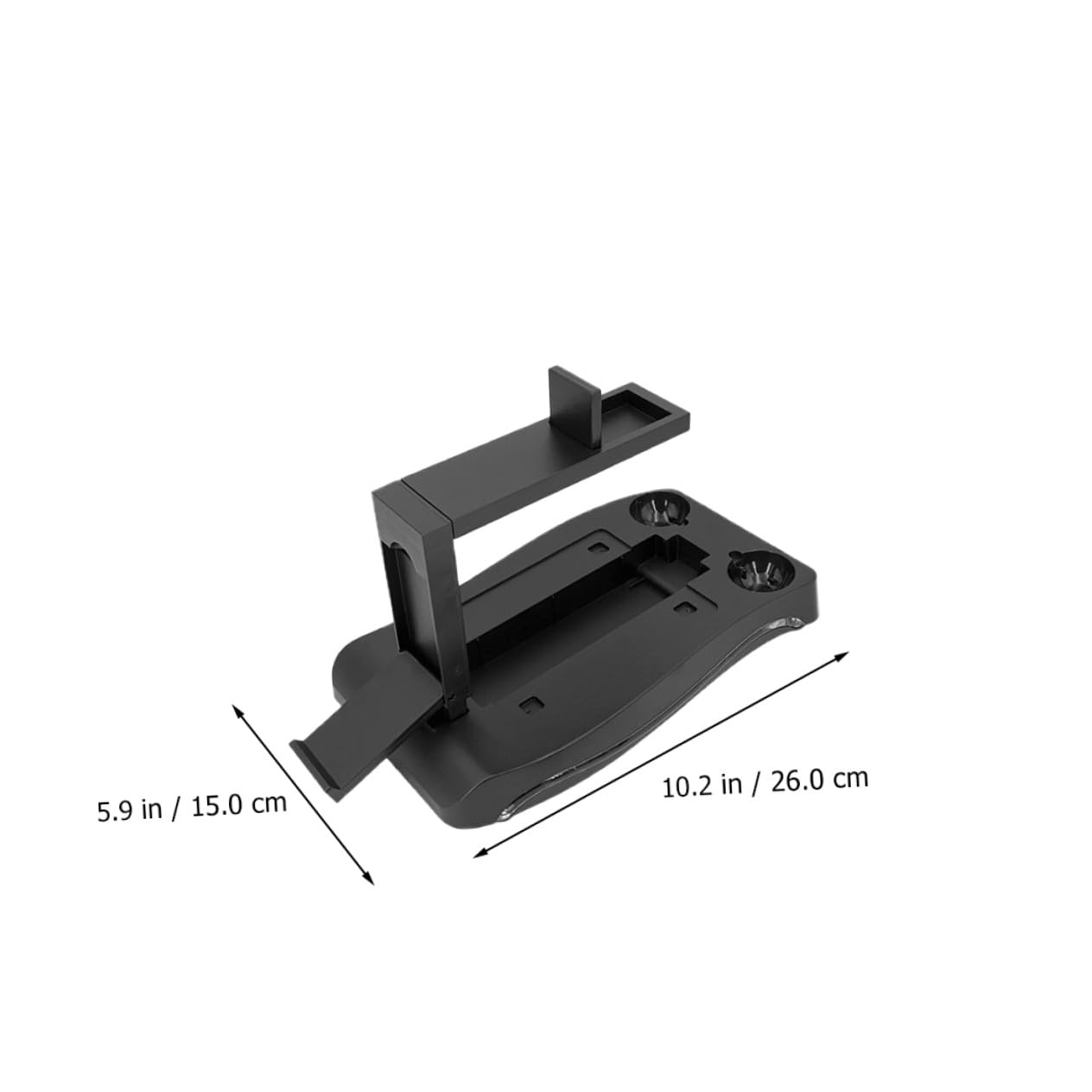Tofficu Soporte de Carga y Almacenamiento para Mandos de Realidad Virtual, Organizador de Abs Negro para Consola VR, Uso Gaming
