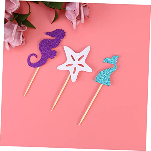 BESTonZON 24 Pçs Cupcake Toppers De Cupcake De Casamento Decoração De Casamento Decorações De Bolo T