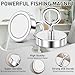 FINDMAG Strong Magnet, 350 LBS Fishing Magnet 2 Inch Neodymium Rare Earth Magnets with Lifting Eye Bolt, Heavy Duty High Power Magnets for Item Retrieval, Security Tags Removal Tool