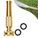 Morvat Solid Brass Heavy Duty Twist Brass Garden Hose Nozzle