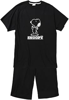 Tシャツ 上下 スヌーピー 大きいサイズ メンズ SNOOPY セットアップ 夏 ハーフパンツ C070602-05