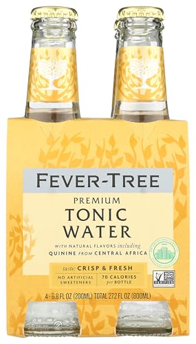 Fever-Tree, Tonic Water, 6.8 Fl Oz, 4 Pack