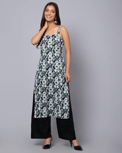 Image of PATLANI Women's Crepe Full Stitched Kurti.
