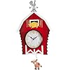 Clock Pendulum Country Theme Cow Pig Barn Rooster - Barn