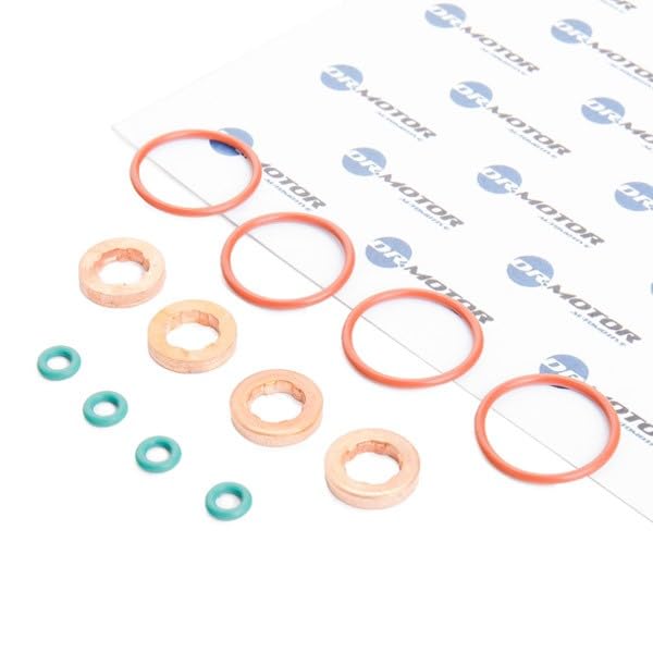 DR.MOTOR AUTOMOTIVE Kit guarnizioni, Iniettore DRM009SL Compatibile con: AUDI A1, A1 Sportback, A3, A3 Cabriolet, A3 Sportback, SEAT ALTEA, ALTEA XL, IBIZA IV, IBIZA IV SC, IBIZA IV ST, LEON
