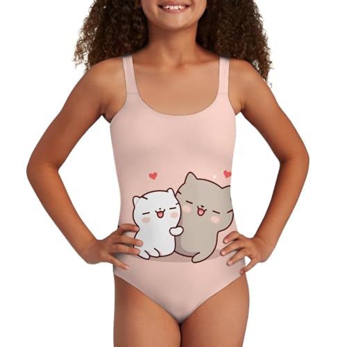 Image of YEXIATODO Kids One Piece Swimsuit for Teen Girls Womens Bathing Suit High Waist Bikini Set Girls Swimsuit for 7-18 Years Old