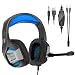 Produktbild Gaming Headset PS4 PC Xbox One Gamer 7.1 Surround Stereo Sound Bass Over Ear Kopfhörer Rauschunterdrückung mit Mikrofon 3,5mm Audioausgang für Nintendo Switch Laptop Mac Tablet