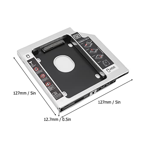 Bandeja Universal para HDD 12.7mm 2.5 a 2nd HDD SSD miniatura 3