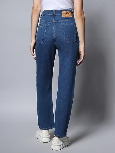 Image of HIGH Star Women's Straight Fit Mid Rise Jeans