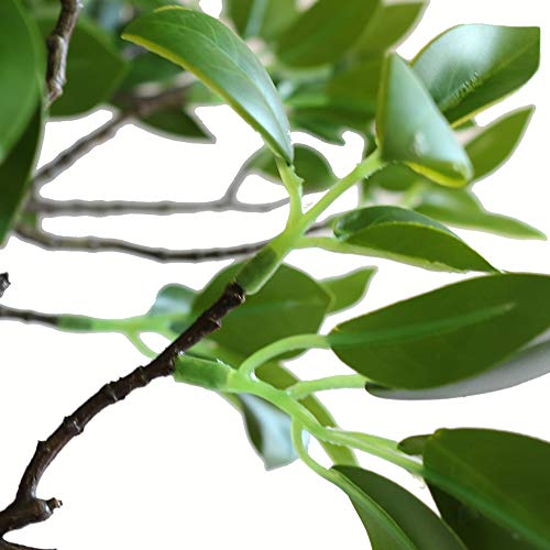Htmeing 2 Pcs Artificial Eucalyptus Leaves Spray Faux Eucalyptus Branches Plants Fake Greenery Long Stems 45" Tall For Wedding Party Floral Arrangement (Green) #TOP3