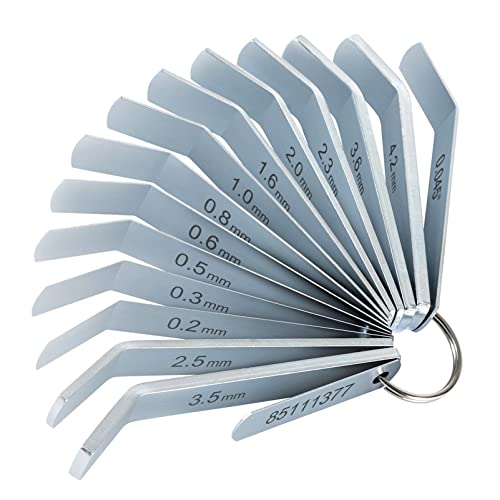 Image of Feeler Gauge Jake Brake Tool Set 88880053 88880052 85111377 Suitable for Volve Mack MP7 MP8 MP10 D12 D13 D16 Engines, Intake and Exhaust Valve Adjustment Kit (14 PCs)