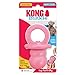 KONG Puppy Binkie - Pacifier Dog Toy for Puppies - Stuffable Treat Chew Toy for Treats - Durable Natural Rubber for Teething Puppy - for Small Puppies - Pink