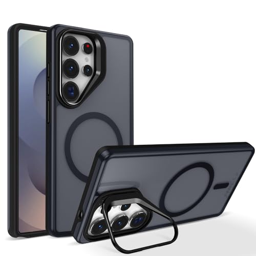 Coque transparente mate Samsung S25 Edge magnétique noire