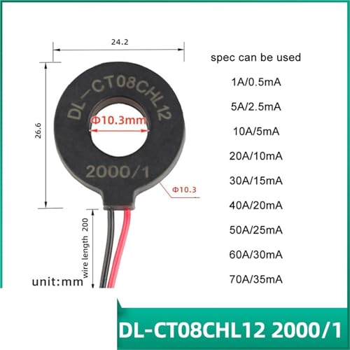 Mini transformateur de courant 60A capteur intensite AC PCB