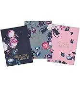 Christian Art Gifts Slim Notebook Set w/Inspirational Scripture for Women Amazing Grace, Durable ...